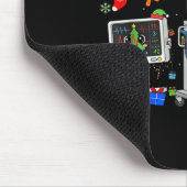 Jingle Bells Er Nurse Funny Christmas Tech Nursing Muismat (Hoek)