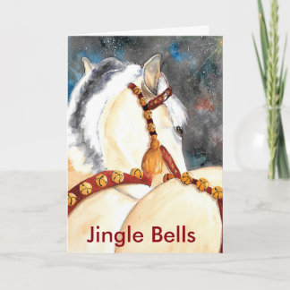 Jingle Bells Feestdagen Kaart