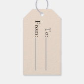 Jingle Bells Gift Labels Cadeaulabel (Achterkant)