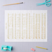 Jingle Bells Holiday Tissue Decoupage Papier Goud (Craft)