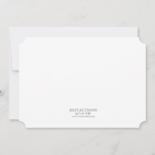 Jingle Bells Invitation de Noël (Dos)