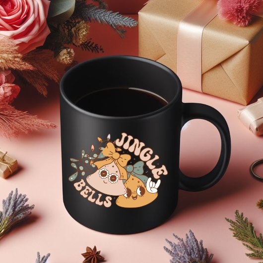 Jingle Bells Joyeux Noël Boire du café Mug