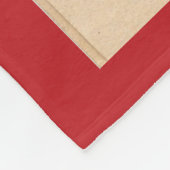 Jingle Bells  kerstblad Music Fleece Deken (Hoek)