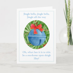 JINGLE BELLS Kerstkaart Feestdagen Kaart