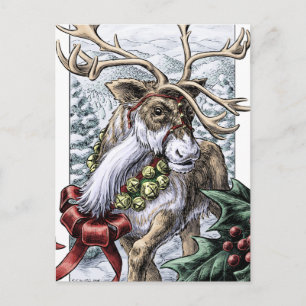 "Jingle Bells" Kerstrendier briefkaart
