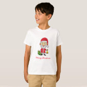 Jingle Bells met de Kerstman T-shirt (Voorkant volledig)