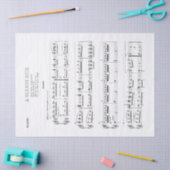 Jingle Bells Muziek Vakantie Tissue Decoupage Papi Tissuepapier (Craft)