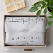 Jingle Bells Muziek Vakantie Tissue Decoupage Papi Tissuepapier (Geschenk)