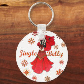Jingle Belly Dancer Sleutelhanger (Voorkant)