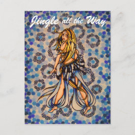 Jingle belly dans briefkaarten