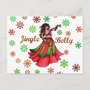 Jingle Belly Feestdagenkaart