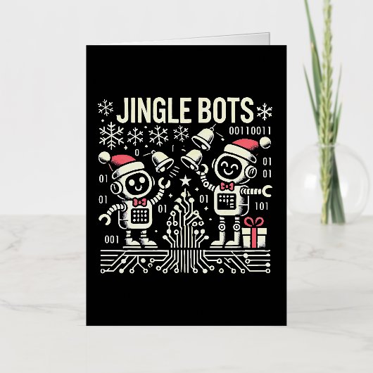 Jingle Bots Festive Robots de vacances avec chapea (Recto)
