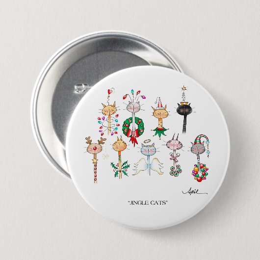 JINGLE CATS Button (Voorkant /achterkant)