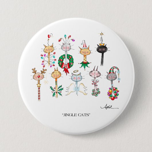 JINGLE CATS Button (Voorkant)