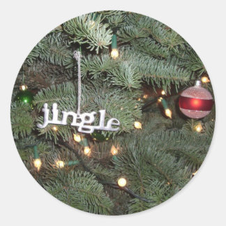 Jingle Christmas Tree Sticker
