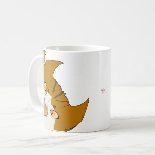 Jingle Claws Cat & Tree Holiday Mug Koffiemok (Voorkant links)