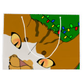 Jingle Claws Holiday Gift Bag Groot Cadeauzakje (Achterkant)