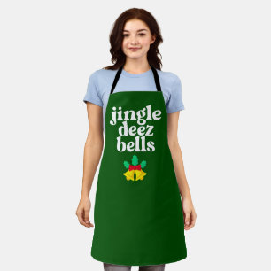 Jingle Deez Bells grappig lelijke kerstdesign Schort