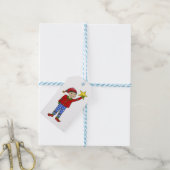 Jingle Elves (McNaughty) Cadeaulabel (Met Touw)