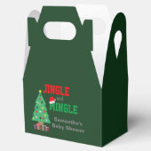 Jingle en Mingle Baby shower Bedankdoosjes (Geopend)