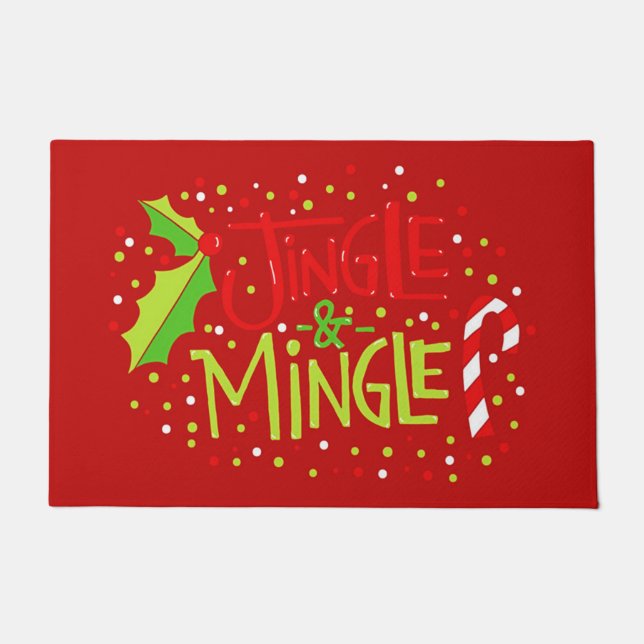 Jingle en Mingle Deurmat (Voorkant)