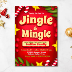 Jingle en Mingle Holiday Kaart