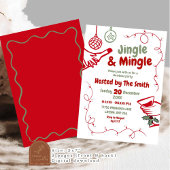 Jingle en Mingle-kerstfeestdag Kaart
