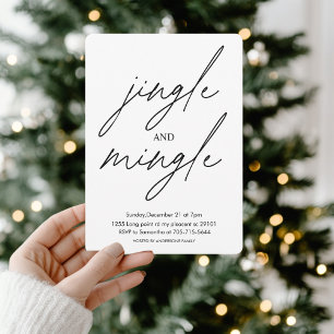 Jingle en Mingle Kerstparty Kaart