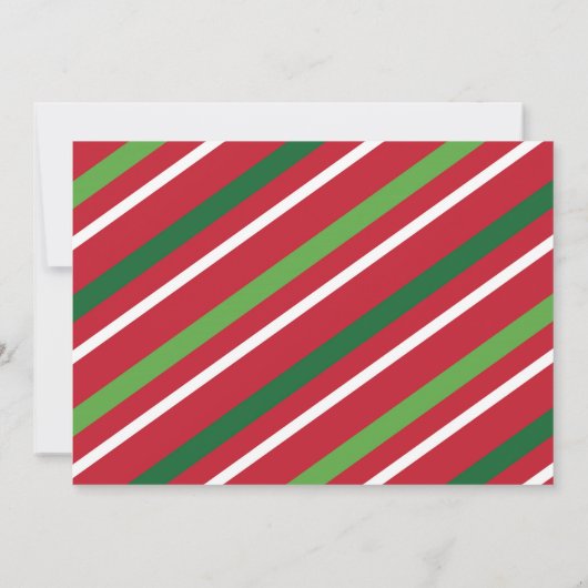 Jingle en Mingle Kerstparty, zwart en goud Kaart (Achterkant)