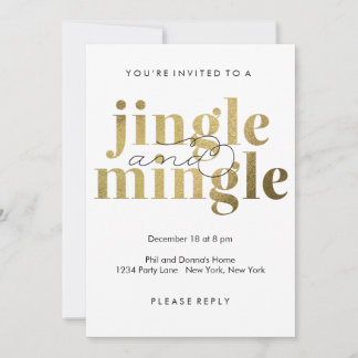 Jingle en Mingle | Uitnodigingen voor feestdagen