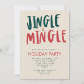 JINGLE ET MINGLE INVITATION (Devant)