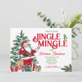 Jingle et Mingle Invitation de la fête de Noël (Debout devant)