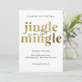 Jingle et Mingle | Invitations Fêtes (Debout devant)