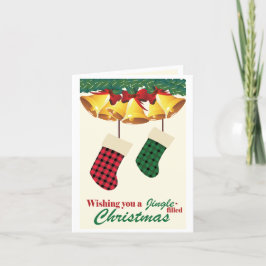 Jingle - gevulde kerstwensen feestdagen kaart