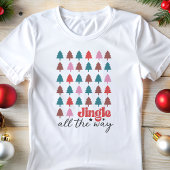 Jingle helemaal kerstboom Tri-Blend shirt