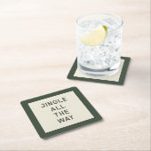 Jingle helemaal | Minimaal kerst Onderzetter (Insitu)