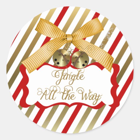 Jingle helemaal rond Sticker (Voorkant)