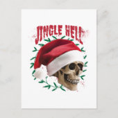 Jingle Hell Skull Briefkaart (Voorkant)