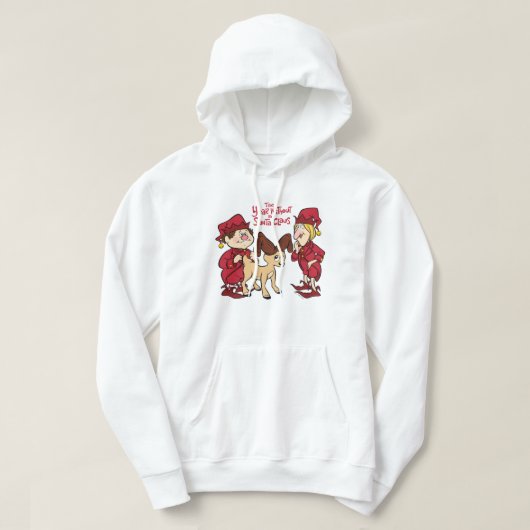 Jingle, Jangle & Vixen Hoodie (Design voorkant)