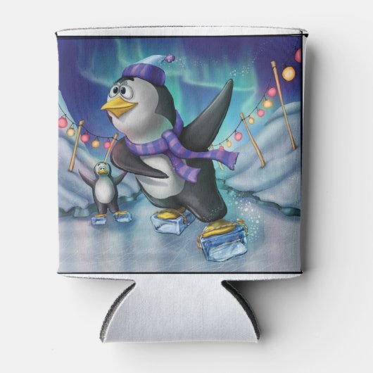 Jingle Jingle Kleine Gnome Penguin Koelbox Blikjeskoeler (Voorkant)