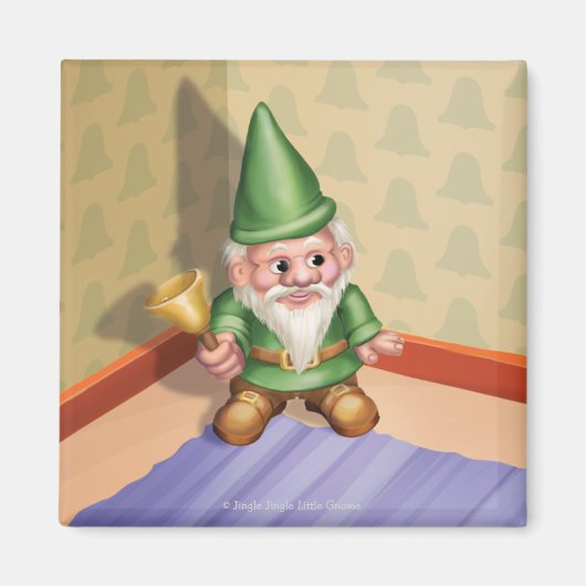 Jingle Jingle Little Gnome Ding-a-Ling Magnet (Devant)