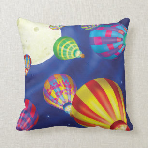 Jingle Jingle Little Gnome Hot Air ballonpiloot Kussen