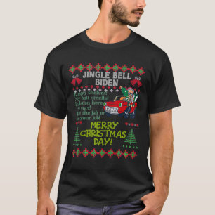 Jingle Joe Biden Xmas Carol Trump Lelijke Kerst S T-shirt