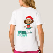 Jingle Joy : Ensemble T-Shirt de Noël pour filles (Dos)