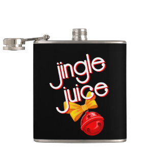 Jingle Juice Funny Black Kerstmis Heupfles