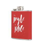 Jingle Juice Funny kerstmis Heupfles (Links)