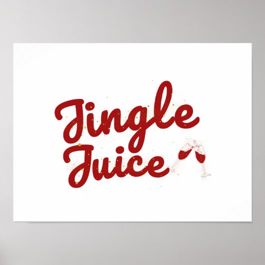 Jingle Juice, Vakantie Feest Poster (Voorkant)