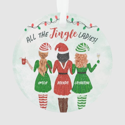 Jingle Ladies Amis Noël (dos)