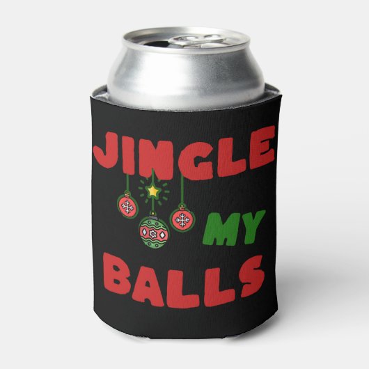 Jingle mijn ballen blikjeskoeler (Blikje Voorkant)