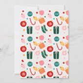 Jingle & Mingle Christmas Party Kaart (Achterkant)